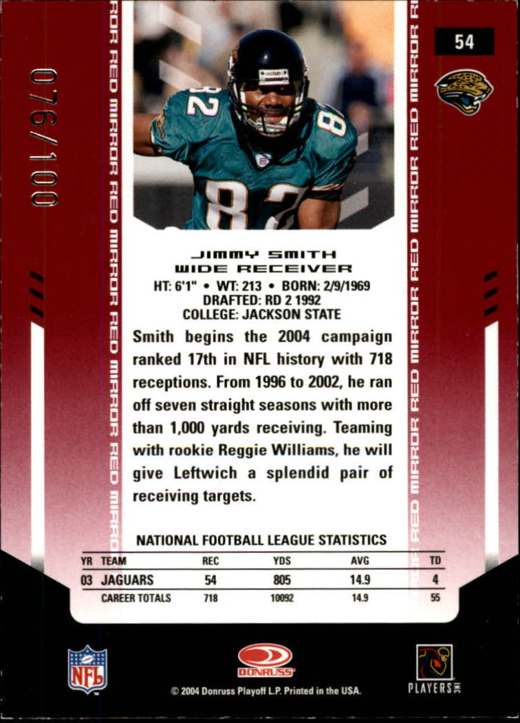 2004 Leaf Certified Materials - #116 Frank Wycheck