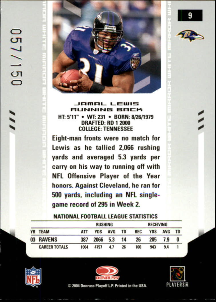 2004 Leaf Certified Materials - #116 Frank Wycheck