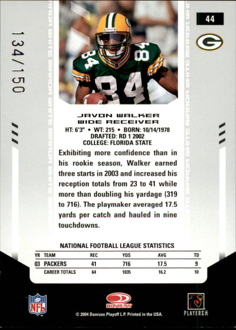 2004 Leaf Certified Materials - #116 Frank Wycheck