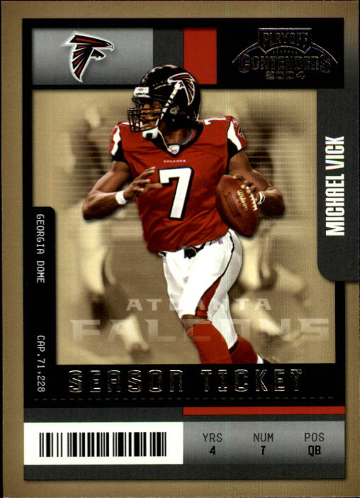 2004 Playoff Contenders #4 Michael Vick