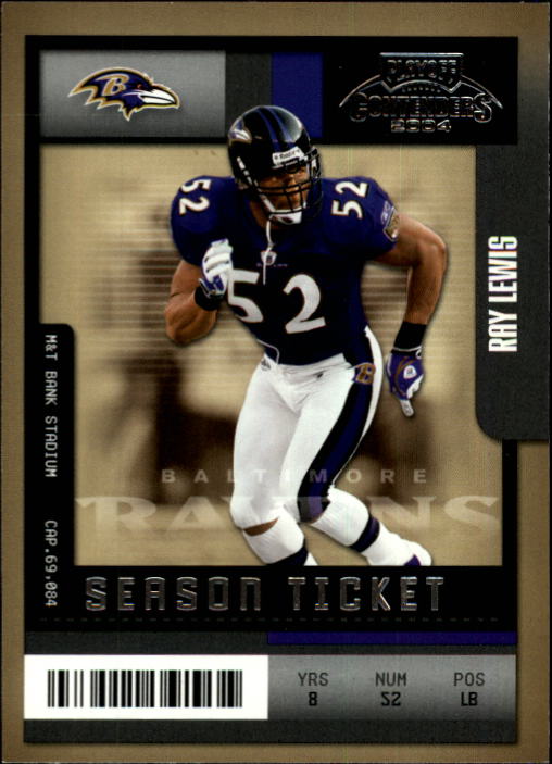 2004 Playoff Contenders #10 Ray Lewis