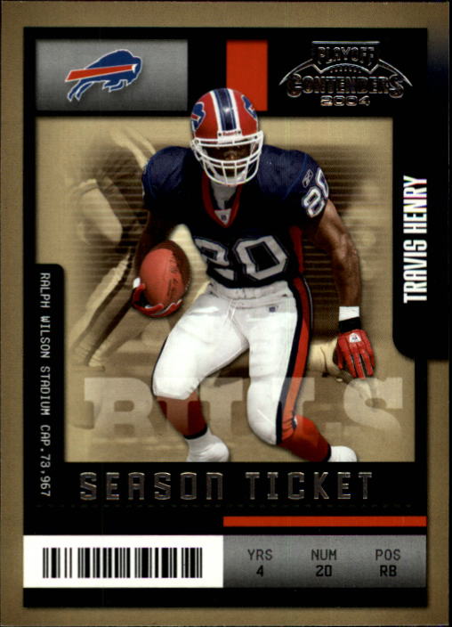 2004 Playoff Contenders #13 Travis Henry