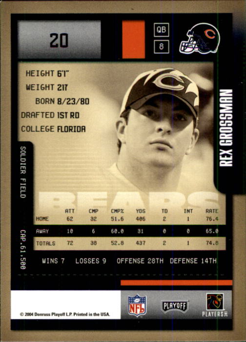 B2643- 2004 Playoff Contenders FB Card #s 1-200 You Pick- 15+ FREE US SHIP - Picture 39 of 183