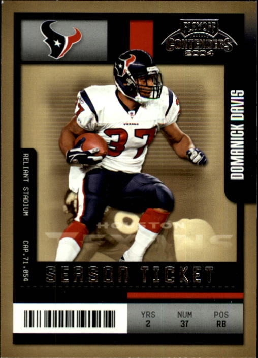 2004 Playoff Contenders #42 Domanick Davis