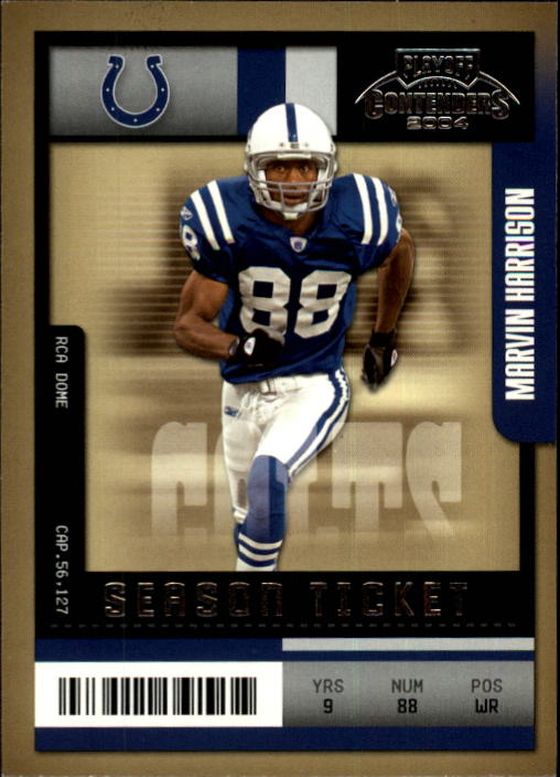 2004 Playoff Contenders #44 Marvin Harrison