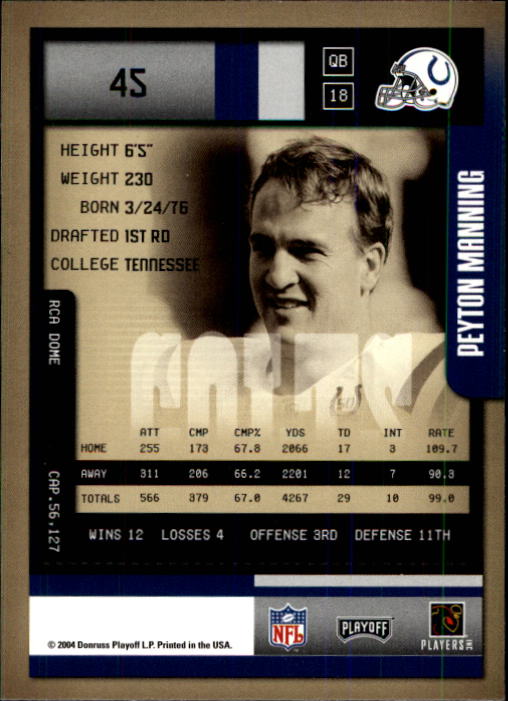 B2643- 2004 Playoff Contenders FB Card #s 1-200 You Pick- 15+ FREE US SHIP - Picture 81 of 183