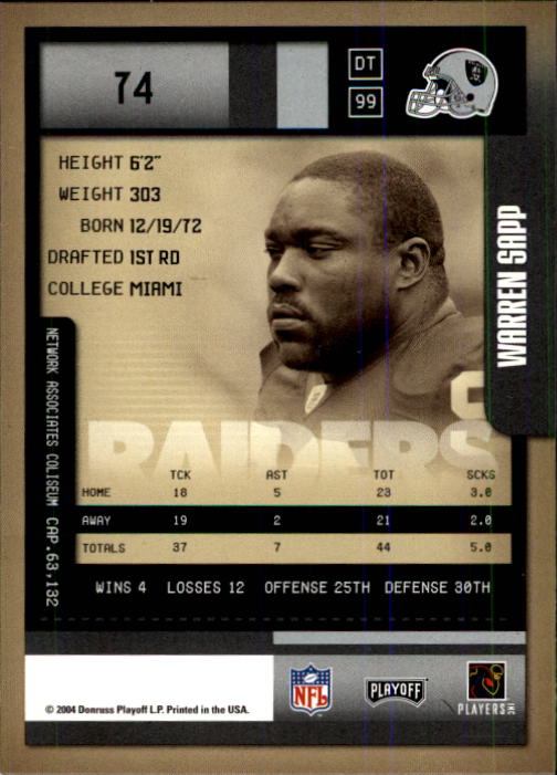 B2643- 2004 Playoff Contenders FB Card #s 1-200 You Pick- 15+ FREE US SHIP - Picture 131 of 183