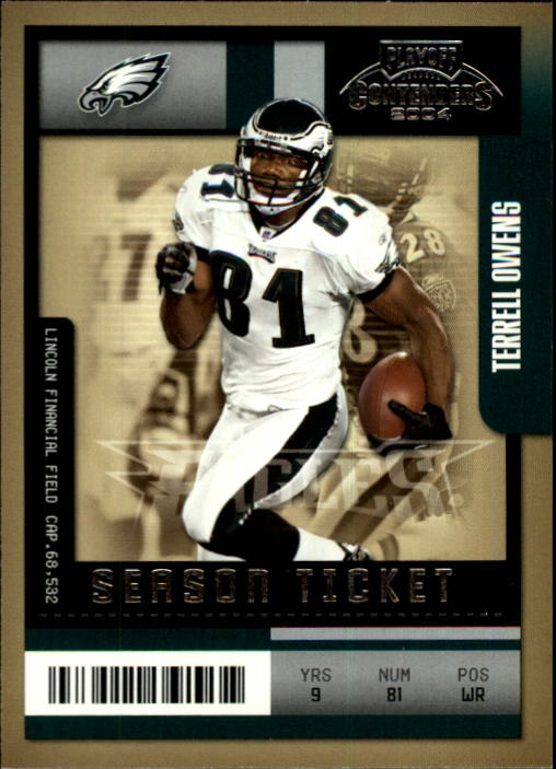 2004 Playoff Contenders #78 Terrell Owens