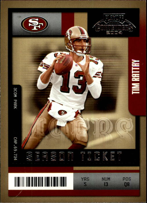 2004 Playoff Contenders #84 Tim Rattay