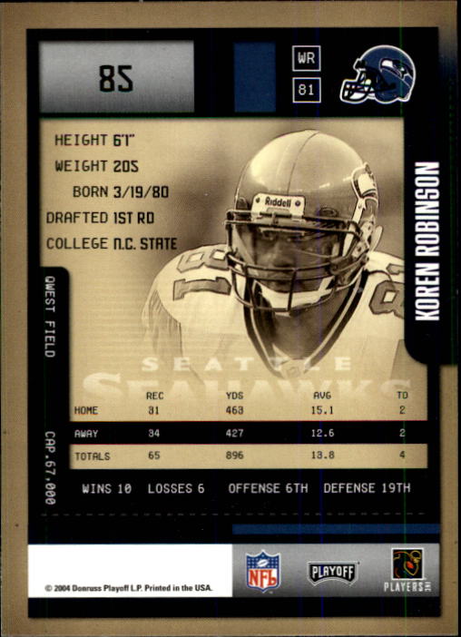 B2643- 2004 Playoff Contenders FB Card #s 1-200 You Pick- 15+ FREE US SHIP - Picture 151 of 183