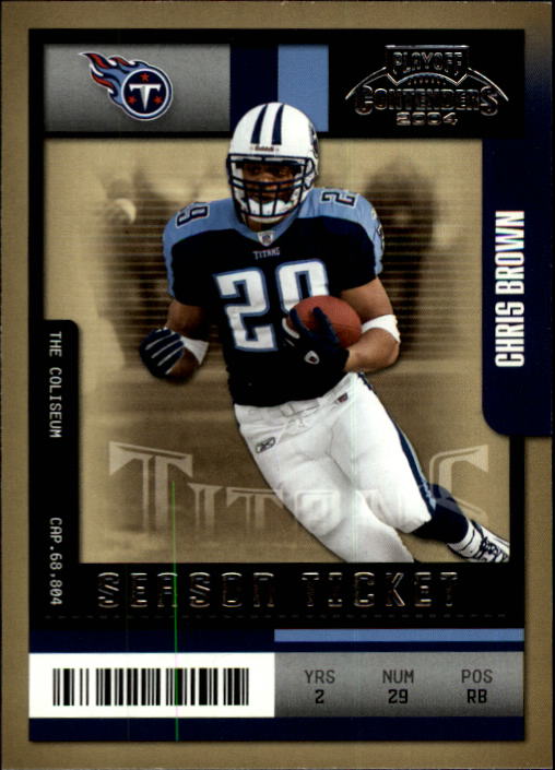 2004 Playoff Contenders #94 Chris Brown