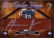 2004 Playoff Hogg Heaven Rookie Hoggs Autographs #RH37 Greg Jones