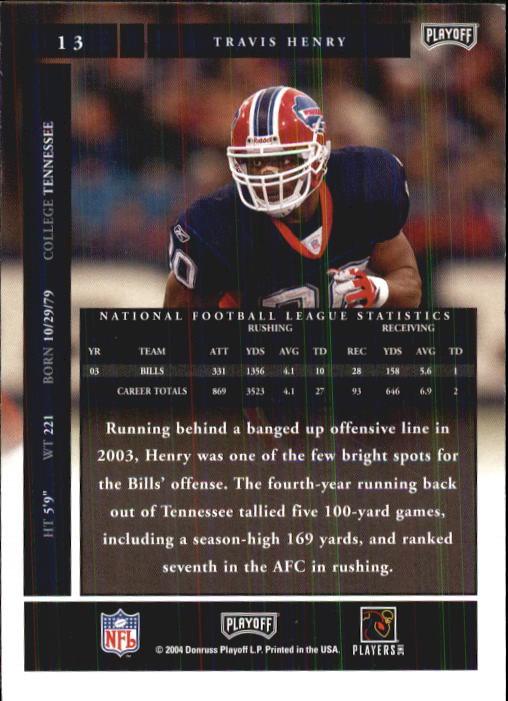 A9137- 2004 Playoff Honors FB Cards 1-233 +Inserts -You Pick- 15+ FREE US SHIP - Picture 23 of 221