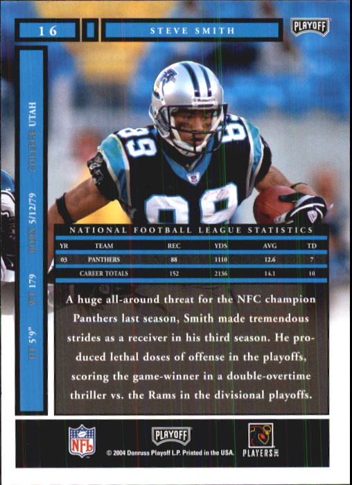 A9137- 2004 Playoff Honors FB Cards 1-233 +Inserts -You Pick- 15+ FREE US SHIP - Picture 29 of 221