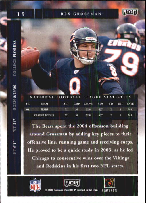 A9137- 2004 Playoff Honors FB Cards 1-233 +Inserts -You Pick- 15+ FREE US SHIP - Picture 33 of 221