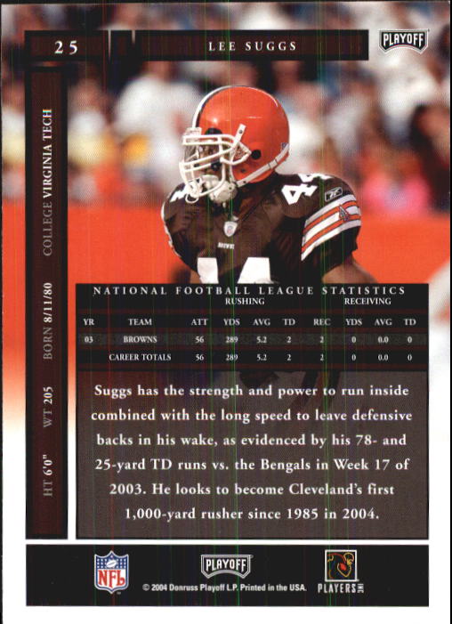 A9137- 2004 Playoff Honors FB Cards 1-233 +Inserts -You Pick- 15+ FREE US SHIP - Picture 45 of 221