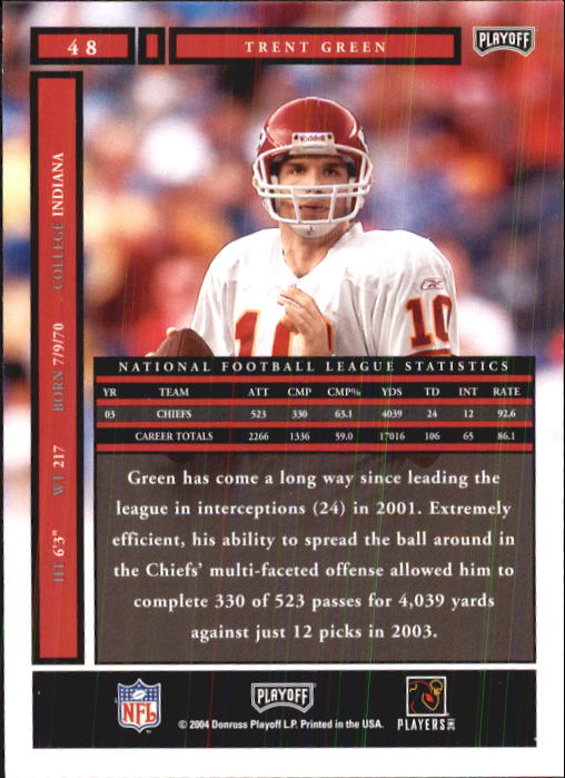 A9137- 2004 Playoff Honors FB Cards 1-233 +Inserts -You Pick- 15+ FREE US SHIP - Picture 85 of 221