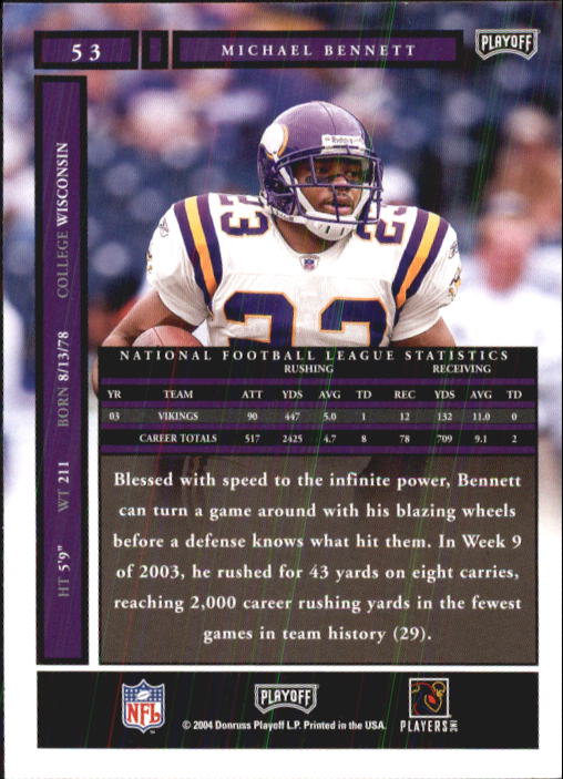 A9137- 2004 Playoff Honors FB Cards 1-233 +Inserts -You Pick- 15+ FREE US SHIP - Picture 93 of 221