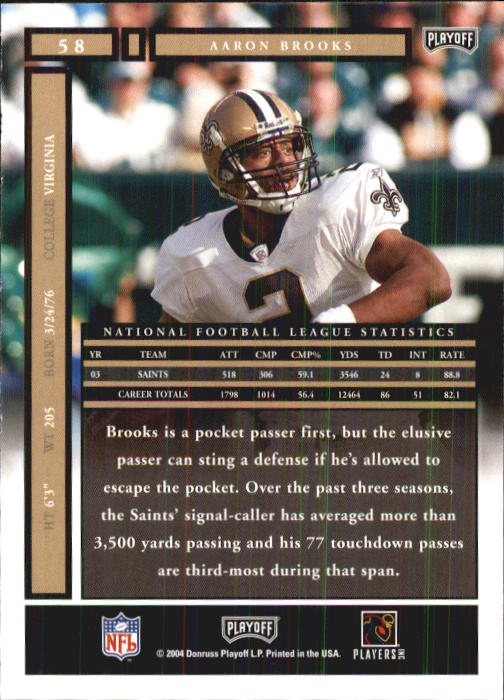 A9137- 2004 Playoff Honors FB Cards 1-233 +Inserts -You Pick- 15+ FREE US SHIP - Picture 99 of 221