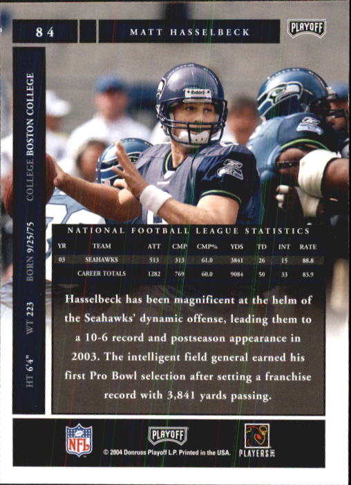 A9137- 2004 Playoff Honors FB Cards 1-233 +Inserts -You Pick- 15+ FREE US SHIP - Picture 143 of 221
