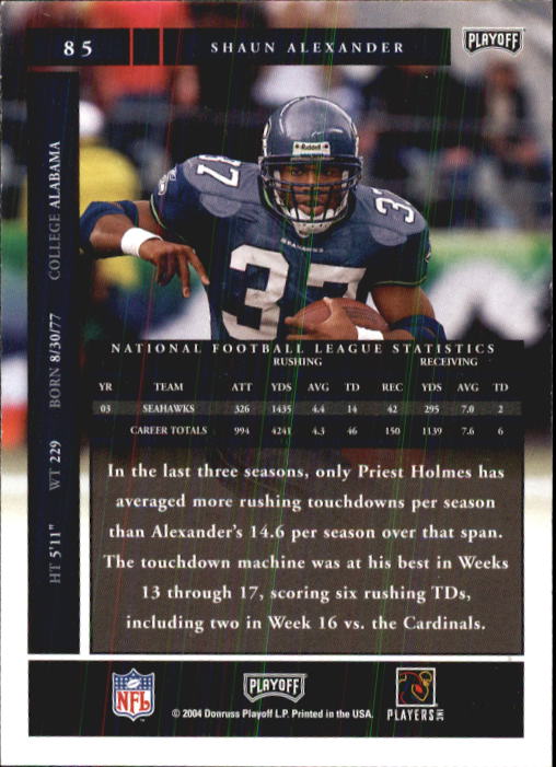 A9137- 2004 Playoff Honors FB Cards 1-233 +Inserts -You Pick- 15+ FREE US SHIP - Picture 145 of 221