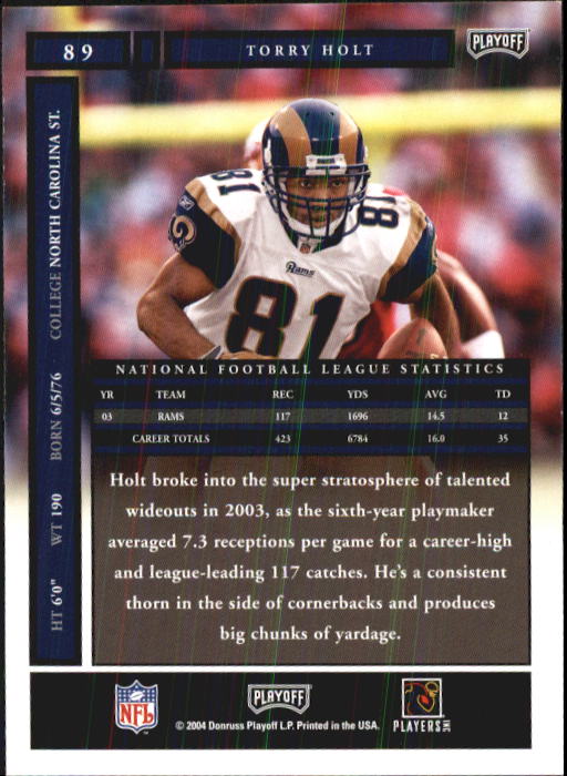 A9137- 2004 Playoff Honors FB Cards 1-233 +Inserts -You Pick- 15+ FREE US SHIP - Picture 153 of 221