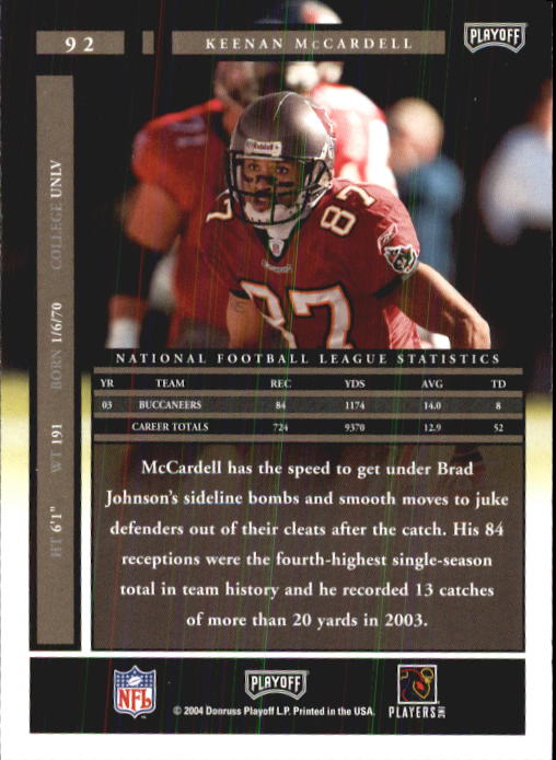 A9137- 2004 Playoff Honors FB Cards 1-233 +Inserts -You Pick- 15+ FREE US SHIP - Picture 159 of 221