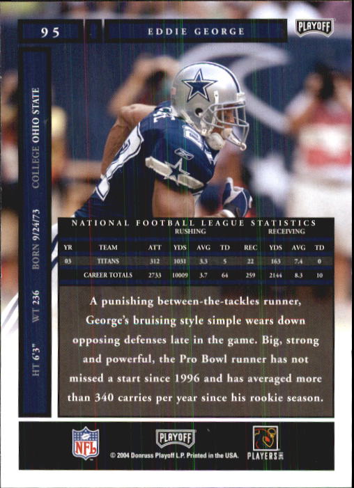A9137- 2004 Playoff Honors FB Cards 1-233 +Inserts -You Pick- 15+ FREE US SHIP - Picture 165 of 221