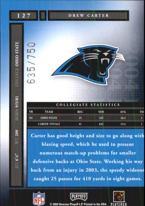 A9137- 2004 Playoff Honors FB Cards 1-233 +Inserts -You Pick- 15+ FREE US SHIP - Picture 191 of 221