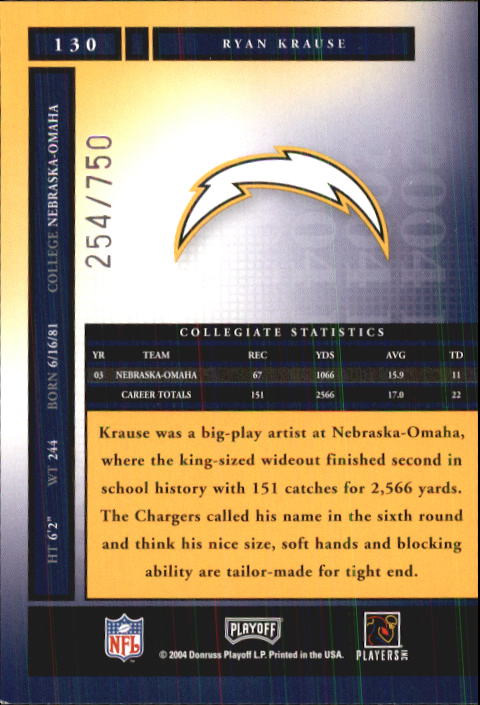 A9137- 2004 Playoff Honors FB Cards 1-233 +Inserts -You Pick- 15+ FREE US SHIP - Picture 193 of 221