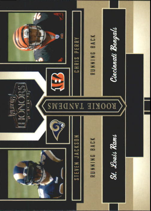 2004 Playoff Honors Rookie Tandem #RT15 Steven Jackson/Chris Perry
