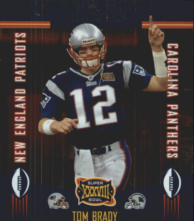 2004 Playoff Prestige Super Bowl Heroes #SB1 Tom Brady
