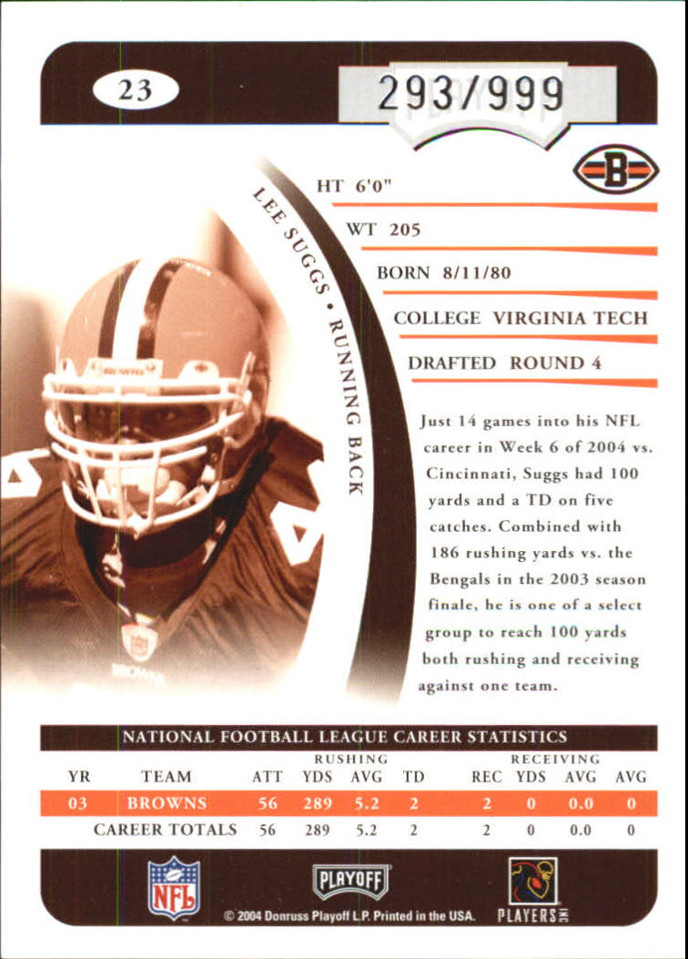 A9653- 2004 Playoff Prime Signatures FB #s 1-100 -You Pick- 15+ FREE US SHIP - Picture 17 of 43
