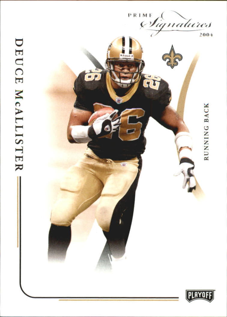 Deuce Mcallister, New Orleans Saints, Signed, Autographed, 8x10