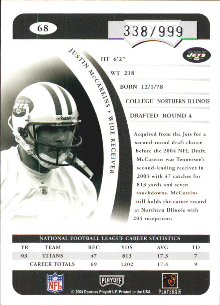 A9653- 2004 Playoff Prime Signatures FB #s 1-100 -You Pick- 15+ FREE US SHIP - Picture 31 of 43