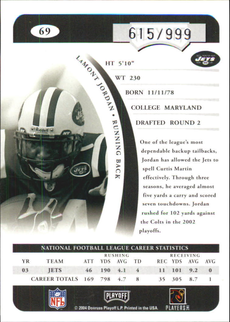 A9653- 2004 Playoff Prime Signatures FB #s 1-100 -You Pick- 15+ FREE US SHIP - Picture 33 of 43
