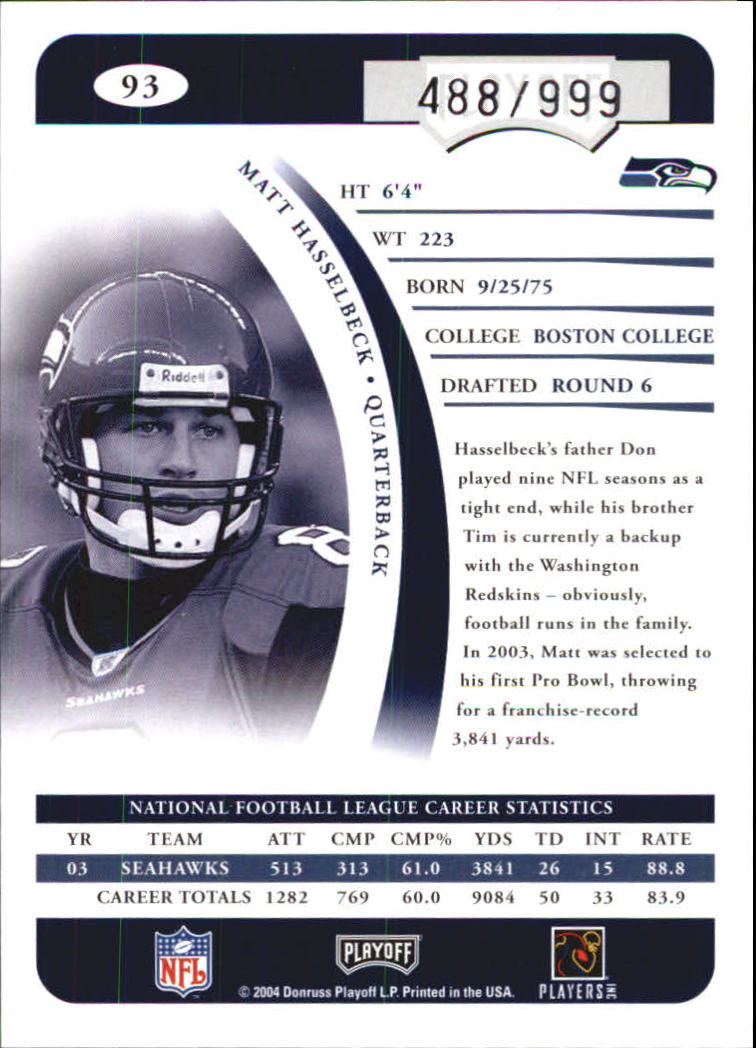 A9653- 2004 Playoff Prime Signatures FB #s 1-100 -You Pick- 15+ FREE US SHIP - Picture 39 of 43