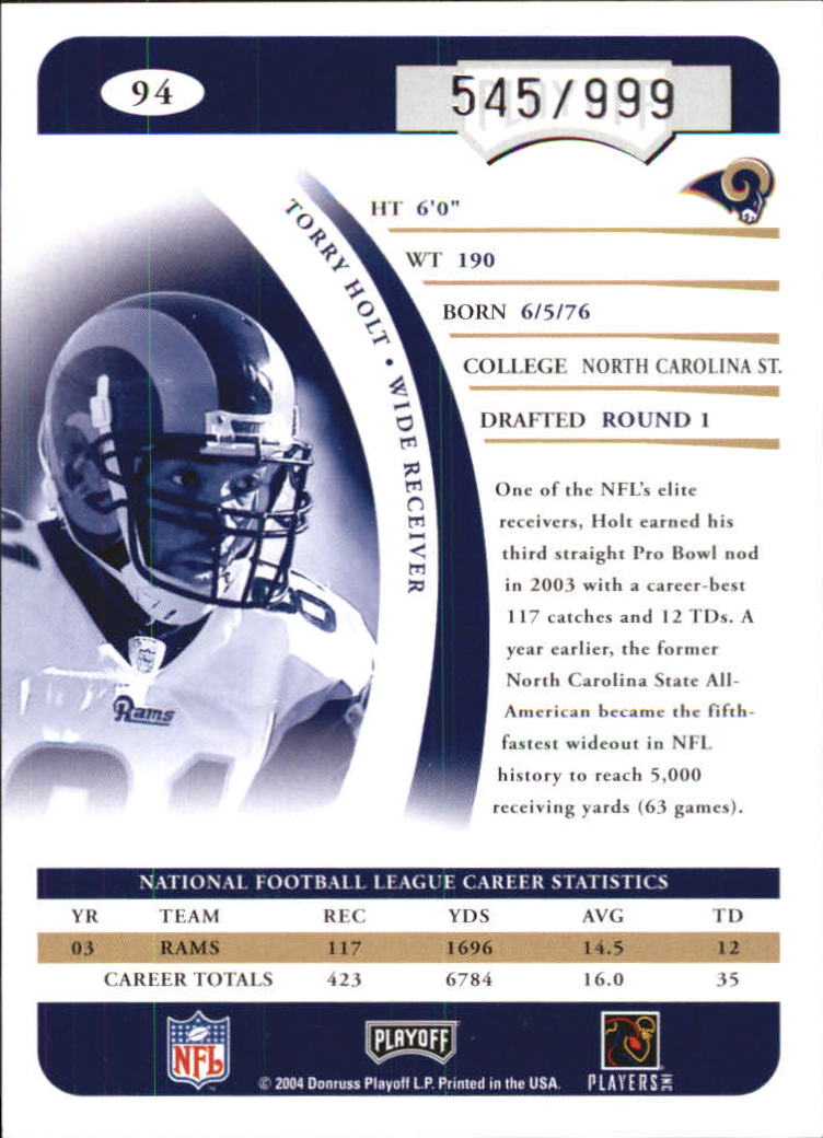 A9653- 2004 Playoff Prime Signatures FB #s 1-100 -You Pick- 15+ FREE US SHIP - Picture 41 of 43