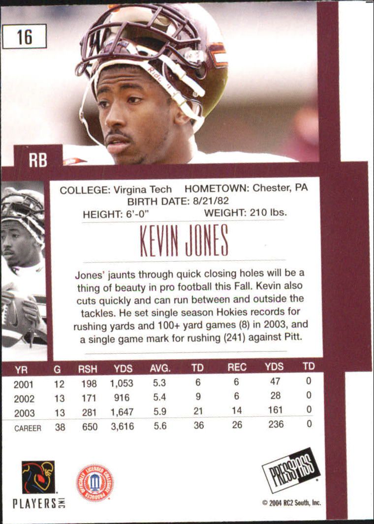 2004 Press Pass SE Football "Main Set" Base Cards - Picture 33 of 79