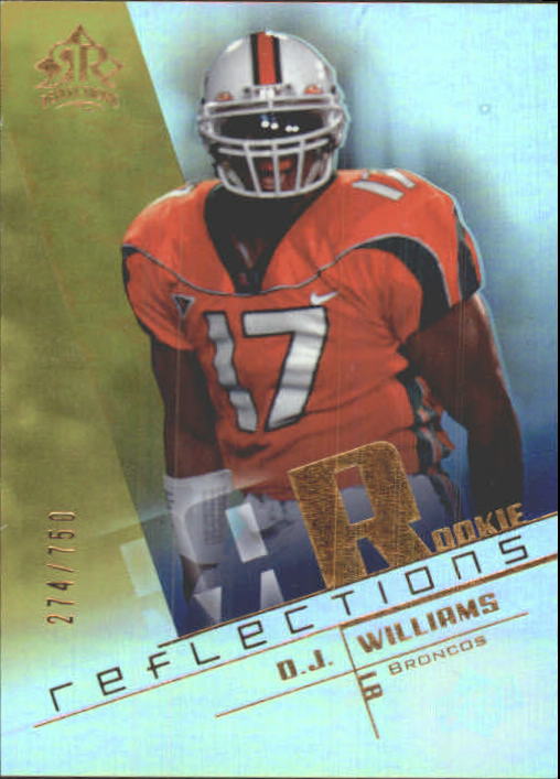 B3210- 2004 Reflections FB Rookies Stars Inserts -You Pick- 15+ FREE US SHIP