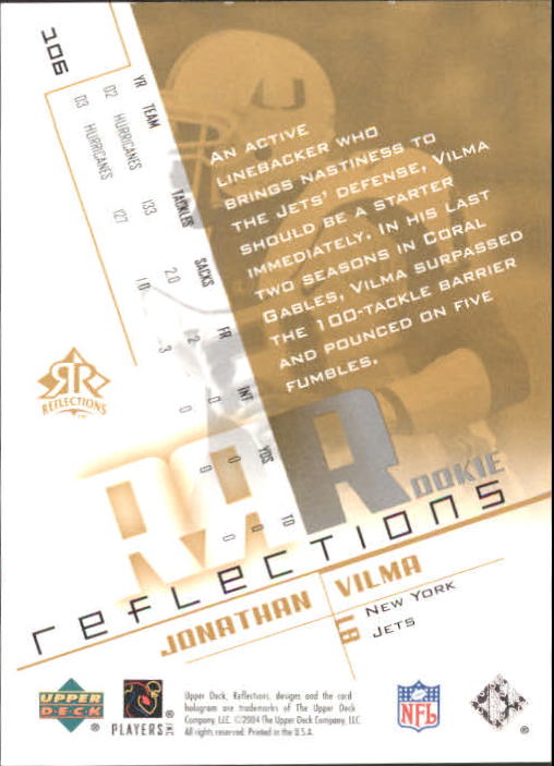 B3210- 2004 Reflections FB Rookies Stars Inserts -You Pick- 15+ FREE US SHIP - Picture 3 of 116