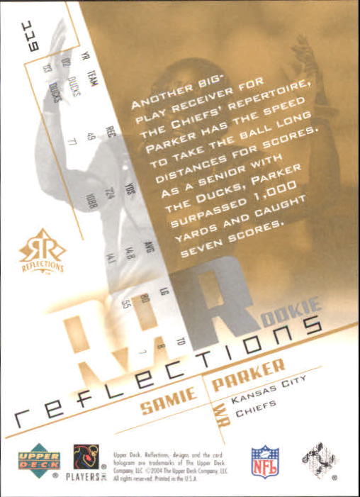 B3210- 2004 Reflections FB Rookies Stars Inserts -You Pick- 15+ FREE US SHIP - Picture 9 of 116
