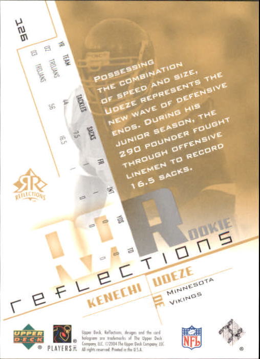 B3210- 2004 Reflections FB Rookies Stars Inserts -You Pick- 15+ FREE US SHIP - Picture 13 of 116