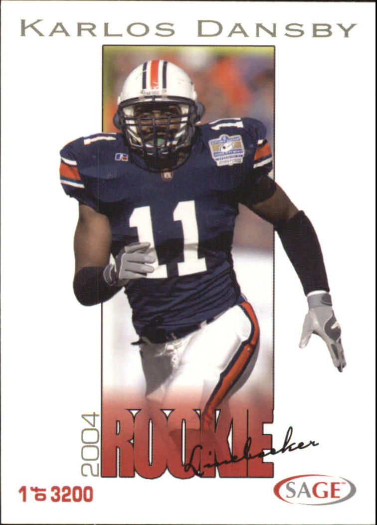 2004 Sage Football "Main Set" Base Cards - Picture 18 of 93