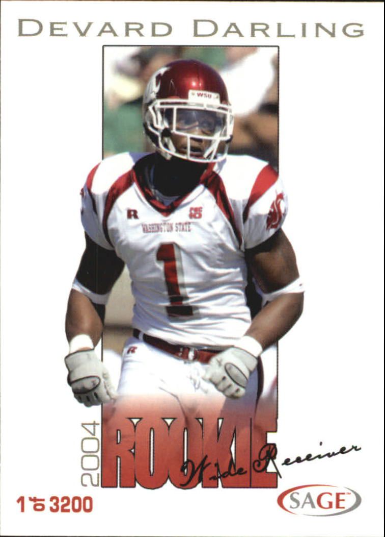 2004 Sage Football "Main Set" Base Cards - Picture 20 of 93