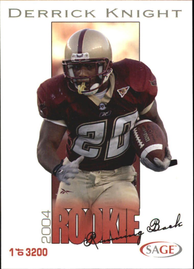 2004 Sage Football "Main Set" Base Cards - Picture 48 of 93