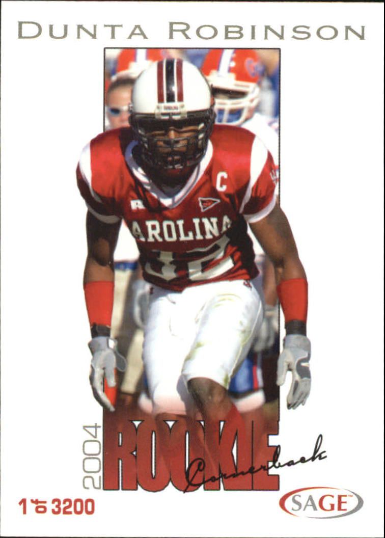 2004 Sage Football "Main Set" Base Cards - Picture 68 of 93