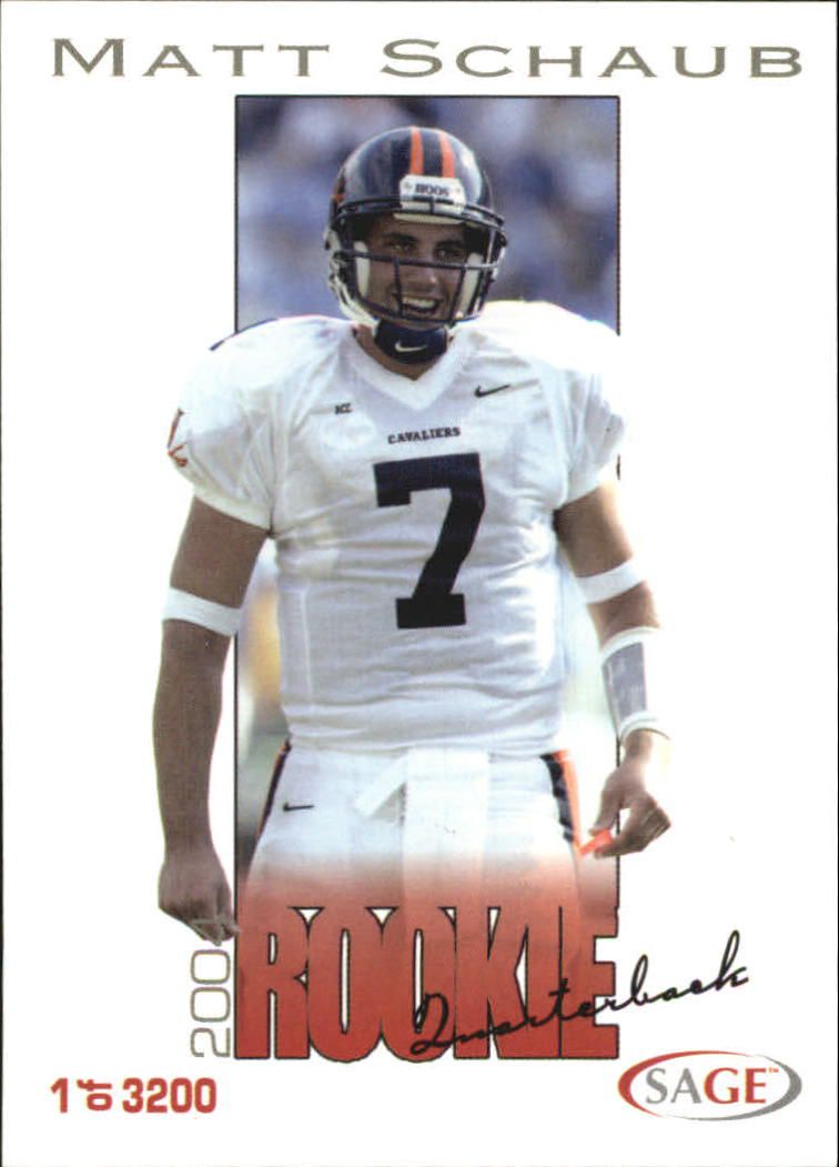 2004 Sage Football "Main Set" Base Cards - Picture 76 of 93