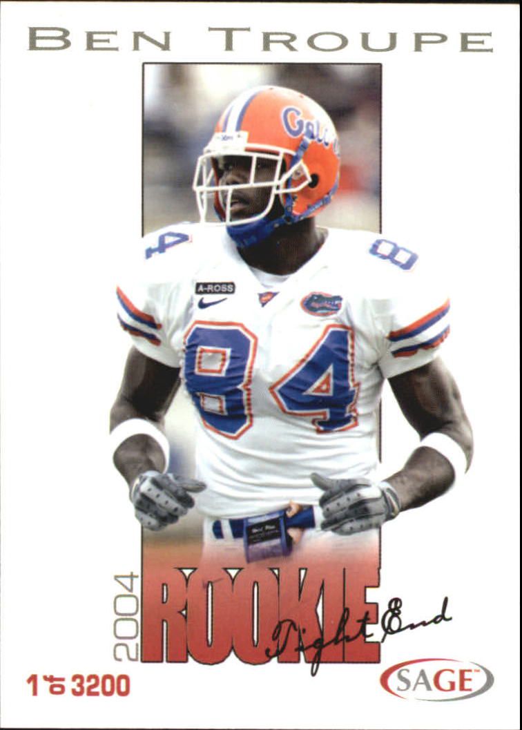 2004 Sage Football "Main Set" Base Cards - Picture 82 of 93