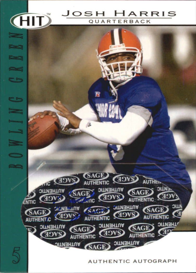 2004 SAGE HIT Autographs Emerald #A5 Josh Harris